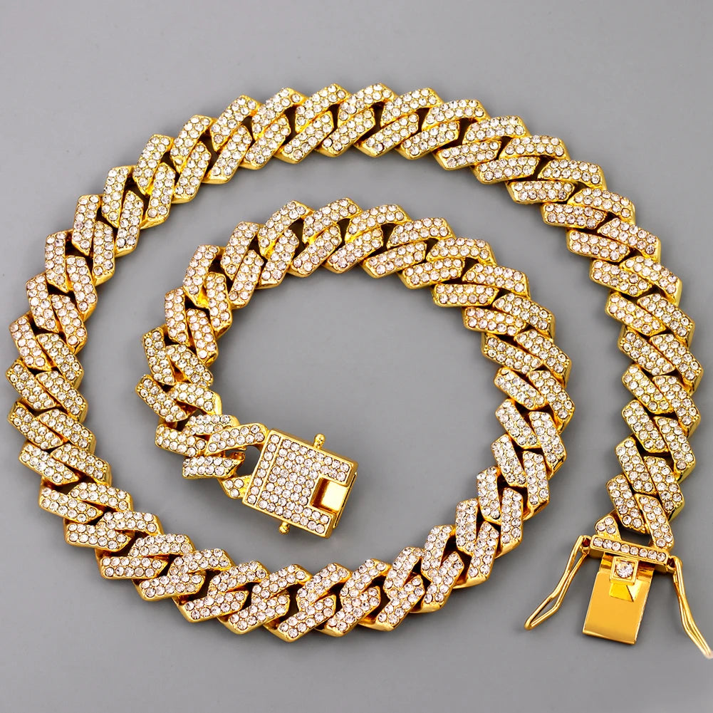 Men/Women's ICED OUT Cuban Links